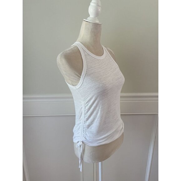 The Range White Side-Tie Tank Top Small Lightweight Stretch Knit - Picture 3 of 7